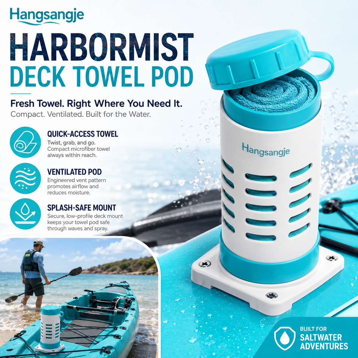 Hangsangje™ HarborMist Deck Towel Pod