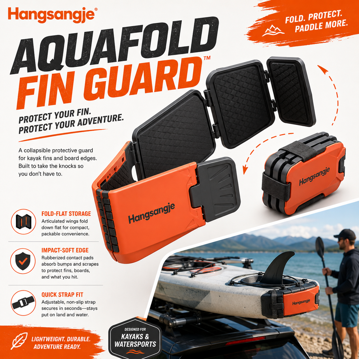 Hangsangje™ AquaFold Compact Fin Guard