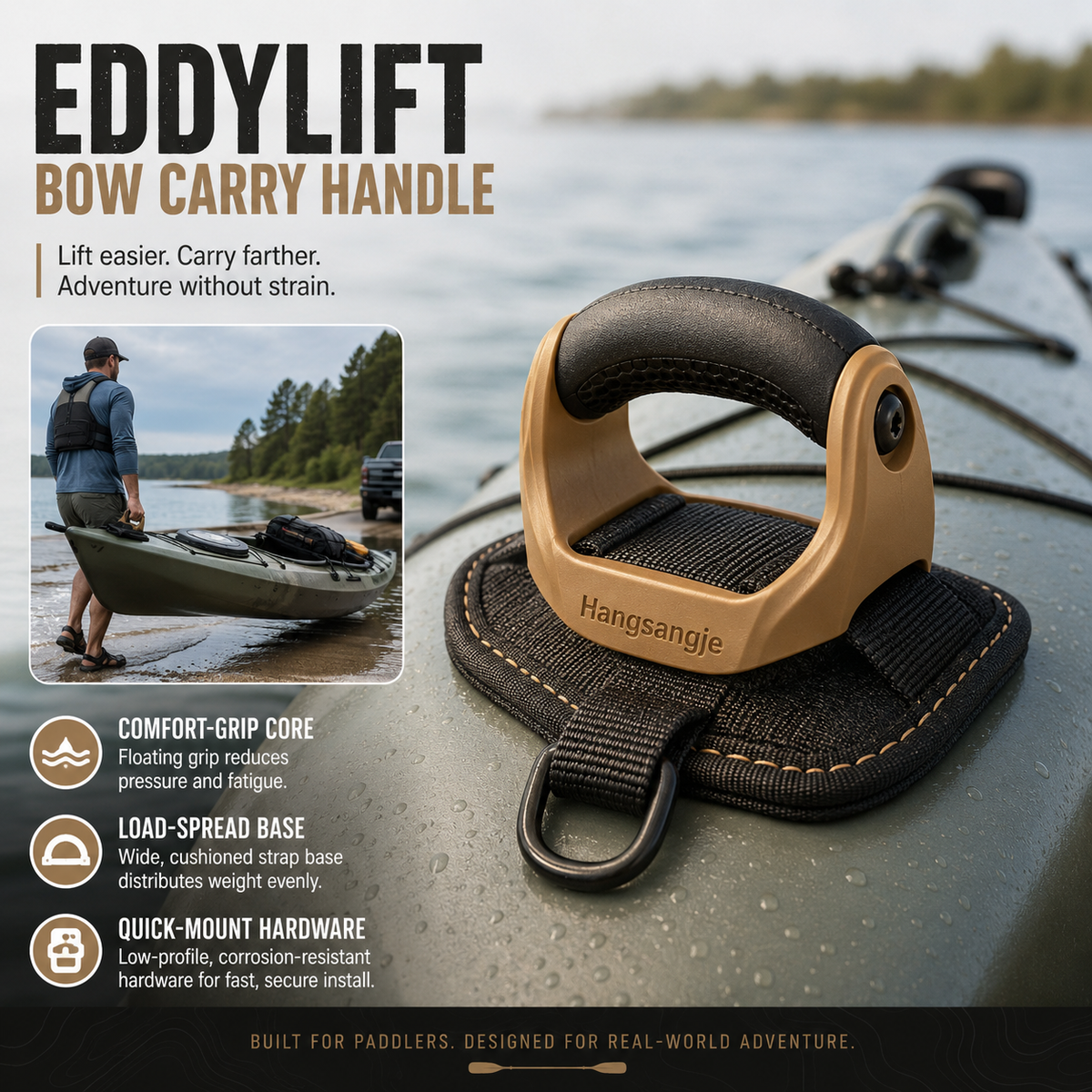 Hangsangje™ EddyHilt Bow Carry Handle