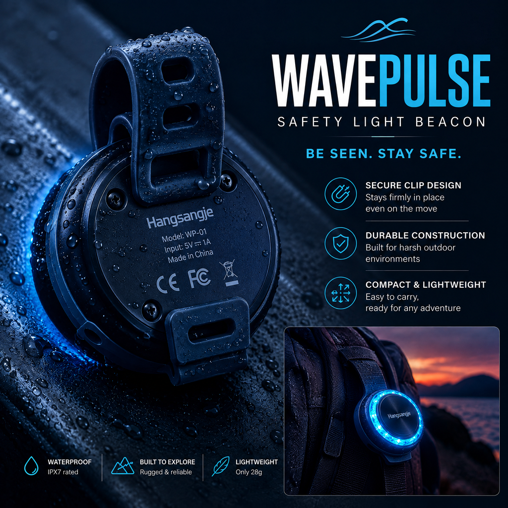 Hangsangje™ WavePulse Deck Visibility Beacon