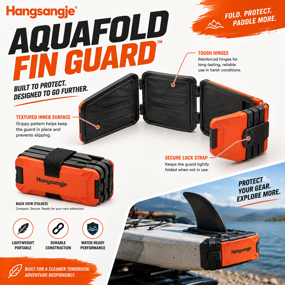 Hangsangje™ AquaFold Compact Fin Guard
