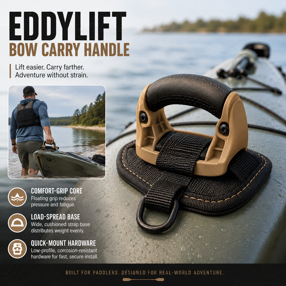 Hangsangje™ EddyHilt Bow Carry Handle