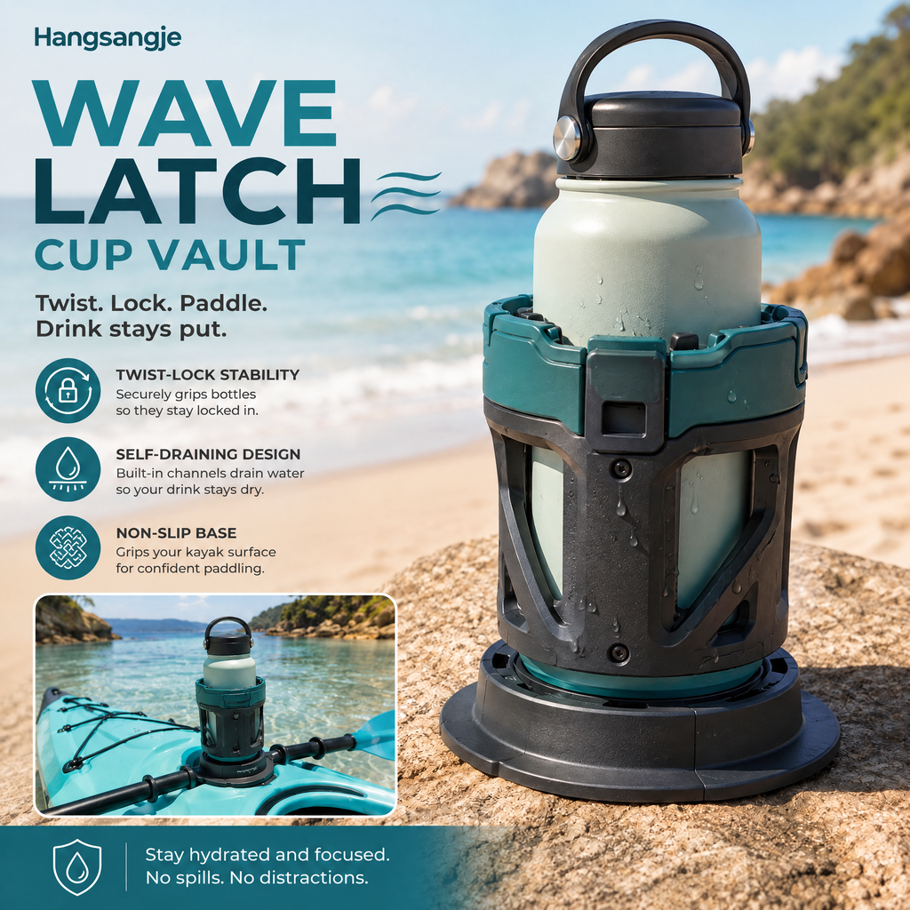 Hangsangje™ WaveLatch Deck Cup Vault