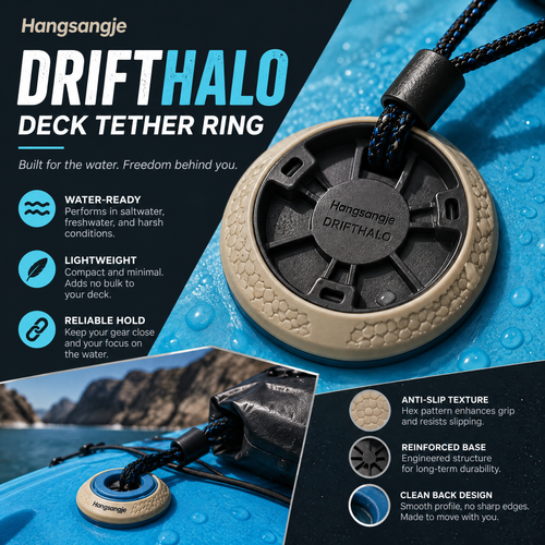 Hangsangje™ DriftHalo Deck Tether Ring