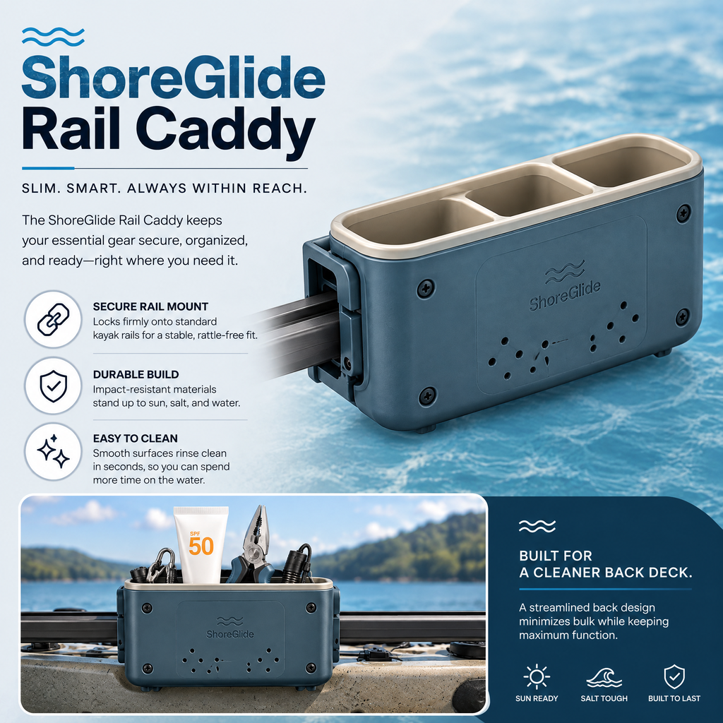 Hangsangje™ ShoreGlide Rail Caddy