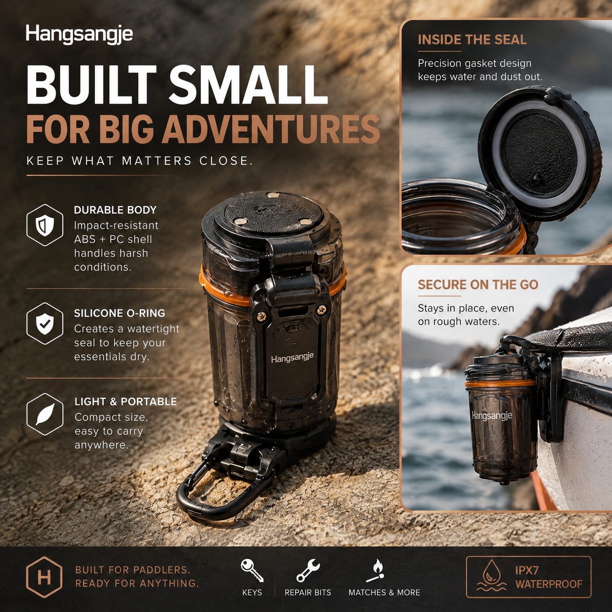Hangsangje™ RippleNest Compact Gear Capsule