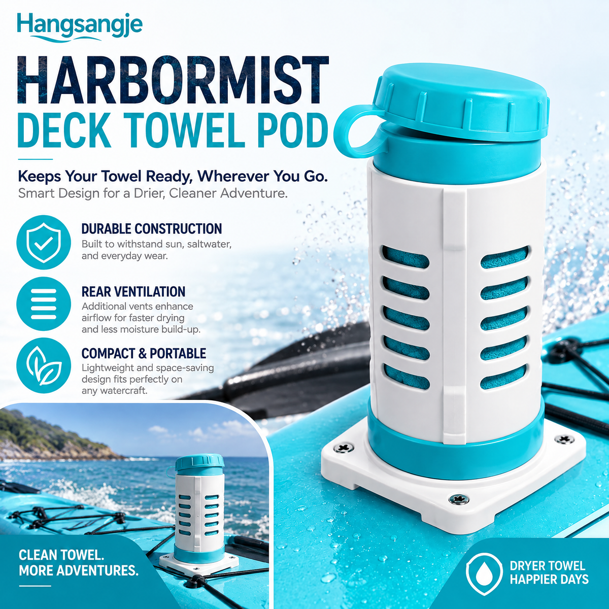 Hangsangje™ HarborMist Deck Towel Pod